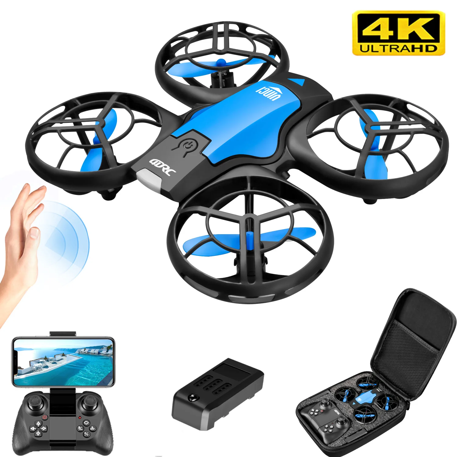 Brushed Drone Motor - V8 Neue Mini-Drohne 4K Professionelle HD