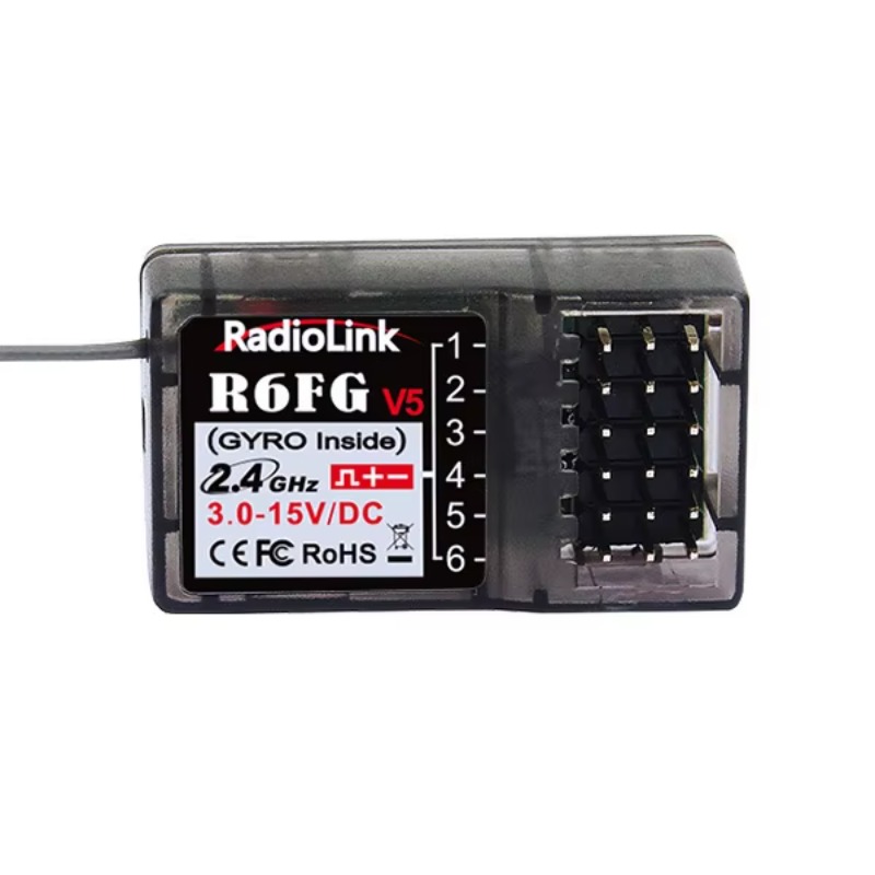 Radio Transmitter 2.4Ghz - Radiolink R6FG V5 Empfänger 6 Kanäle
