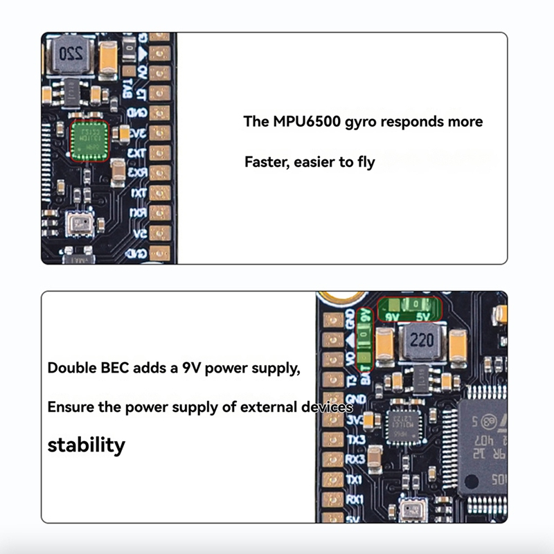 F405 Flight Controller - 80A+F405/F722 STACK für 13-Zoll-FPV-Drohnen-4-6S-Eingang Hochleistungs-Flugsteuerung und
