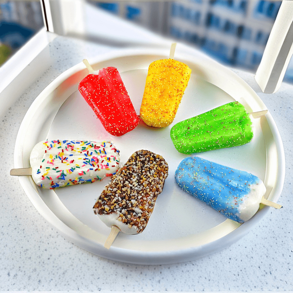 5 Inch Propeller - Künstliches Eiscreme-Modell, Kühlschrankaufkleber, Kreatives Dessert-Shop-Schaufenster, Fotografie-Requisiten-Set