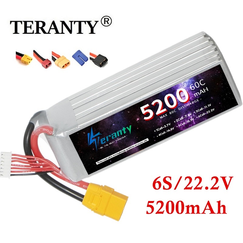 Lipo Battery 6S - Teranty 6s 5200mah Lipo Batterie 22,2