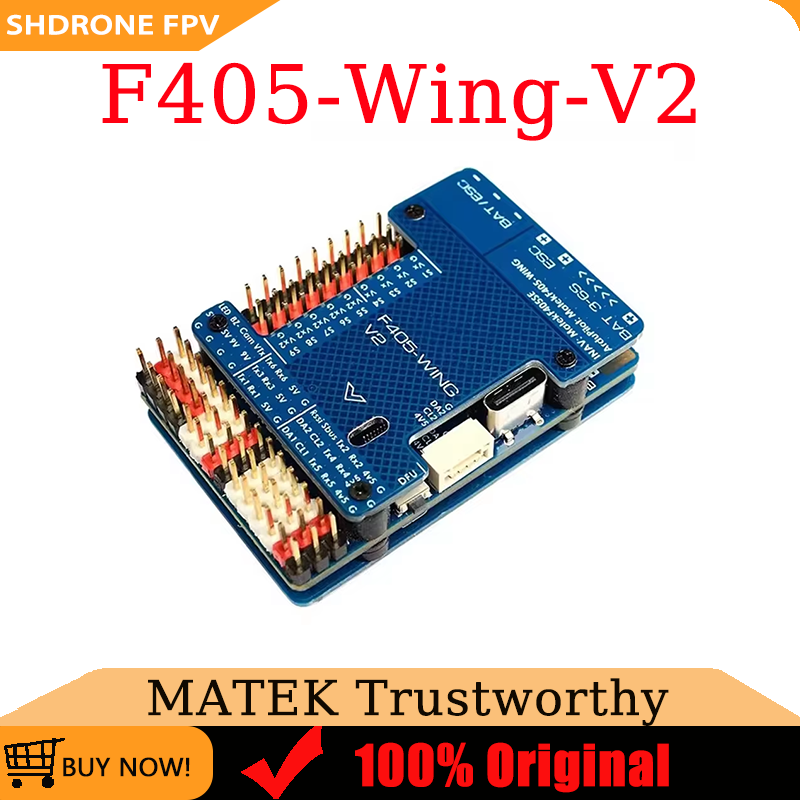 F405 Flight Controller - MATEK F405-Wing-V2 Flugcontroller STM32F405RGT6 3-6S mit