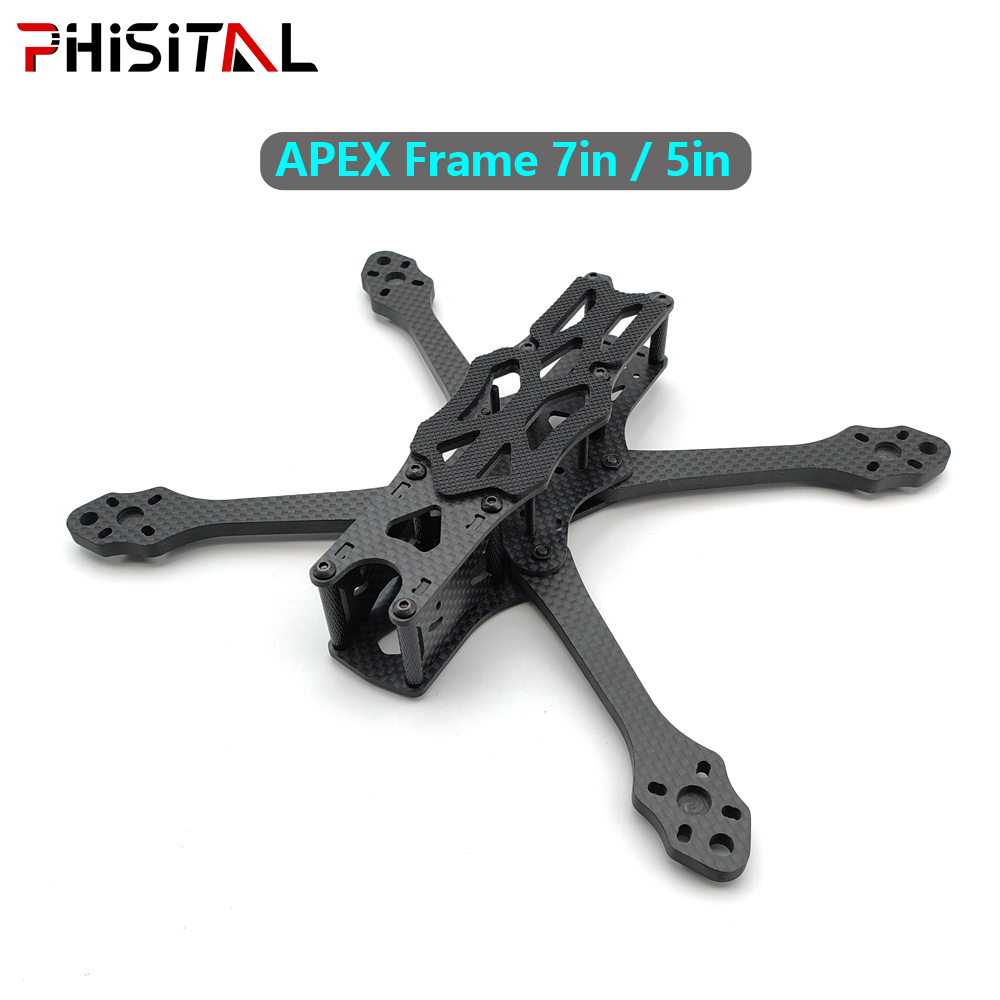 Carbon Fiber Drone Frame - APEX-Rahmen, 7 Zoll/6 Zoll/5 Zoll, Carbonfaser-Quadcopter-Rahmen-Set