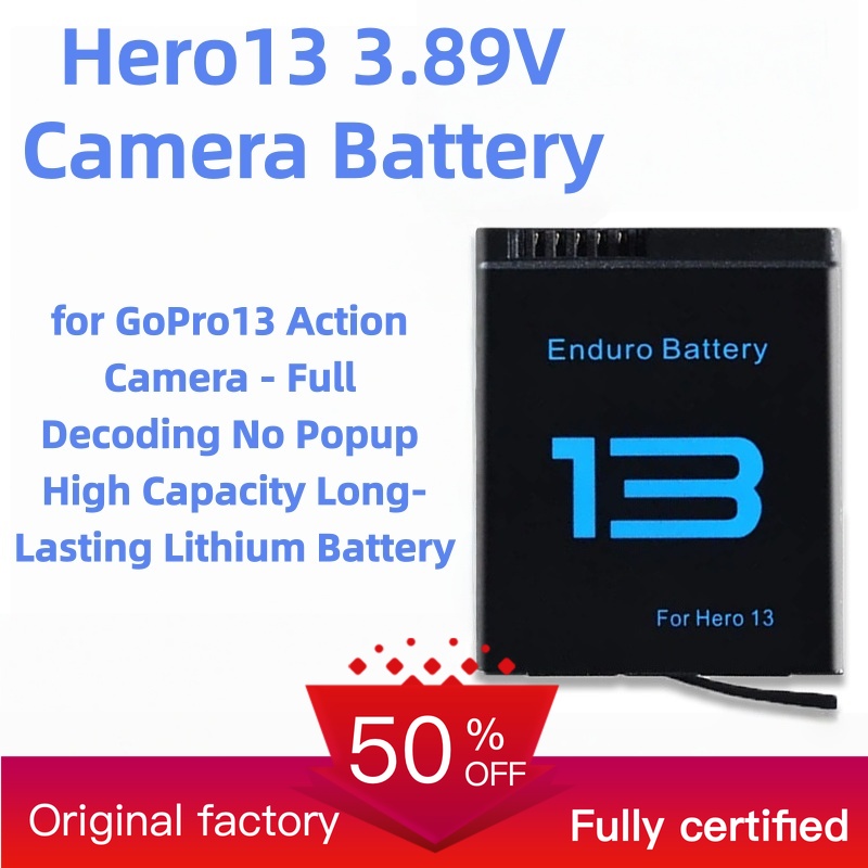 Drone With Camera - Hero13 3,89V Kamera-Akku für GoPro13 Action-Kamera