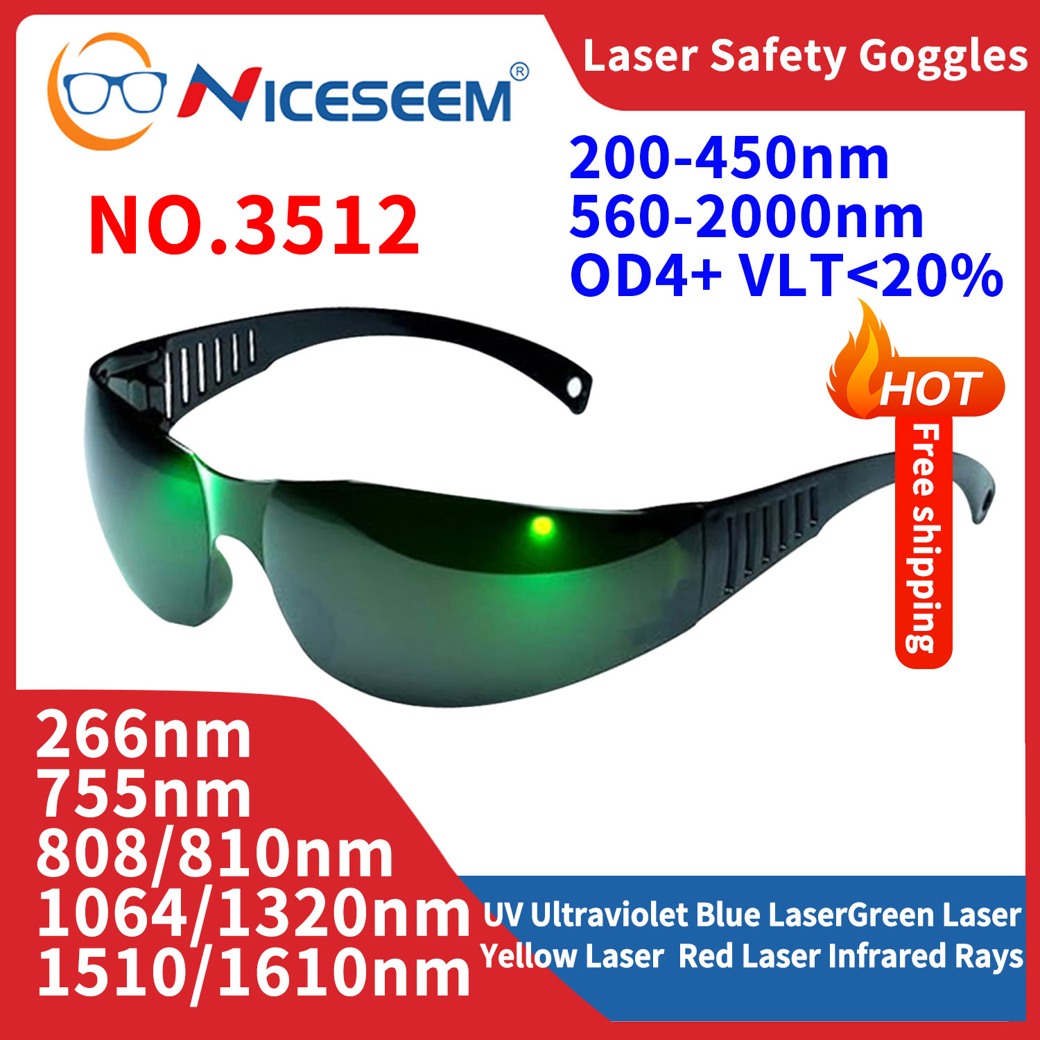 Fpv Goggles - Bleibrille Strahlungsbrille Schutz Sicherheit Laser Infrarot