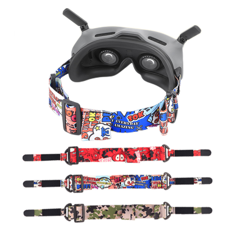 Dji Goggles - Buntes Stirnband, weiches, elastisches Kopfband, verstellbar,