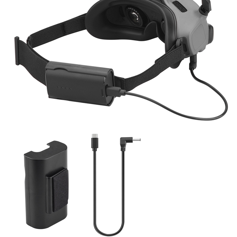 Drone Goggles Dji - Original Brille Batterie kabel Stromleitung Kopfgurt