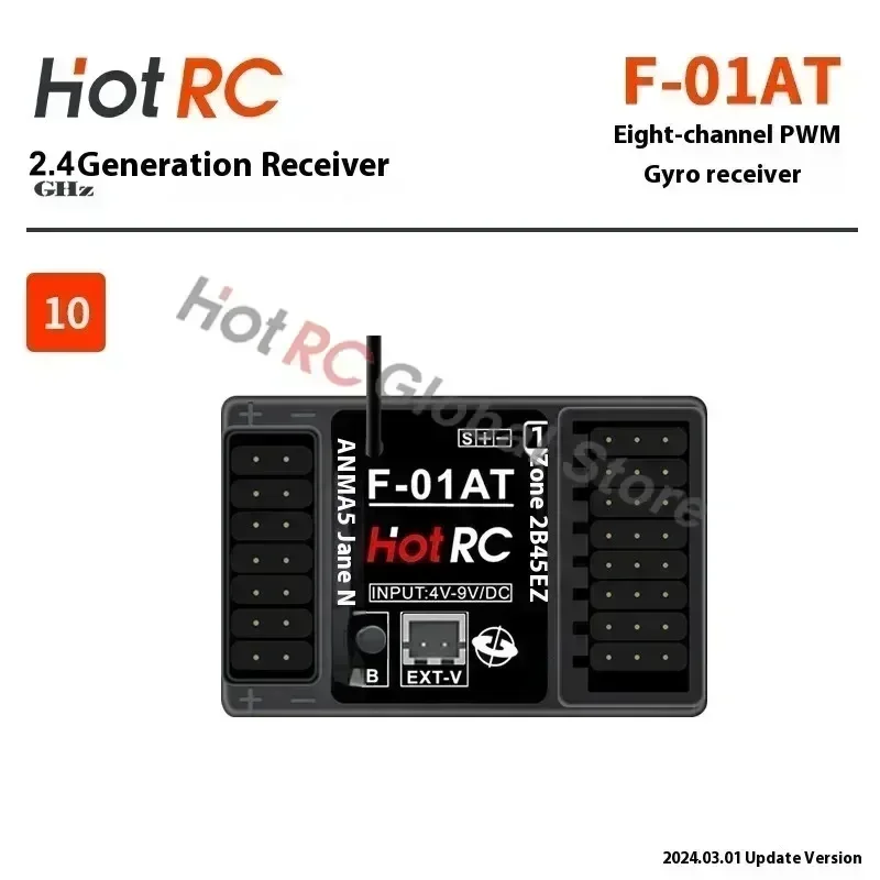 HOTRC 2,4GHz 4/6/8-Kanal F-04A – Radio Transmitter 2.4Ghz Bewertung und Preis