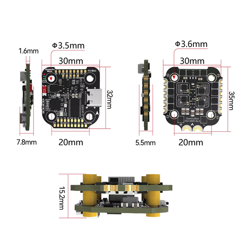 SpeedyBee F4 MINI Flugsteuerun – F405 Flight Controller Bewertung und Preis