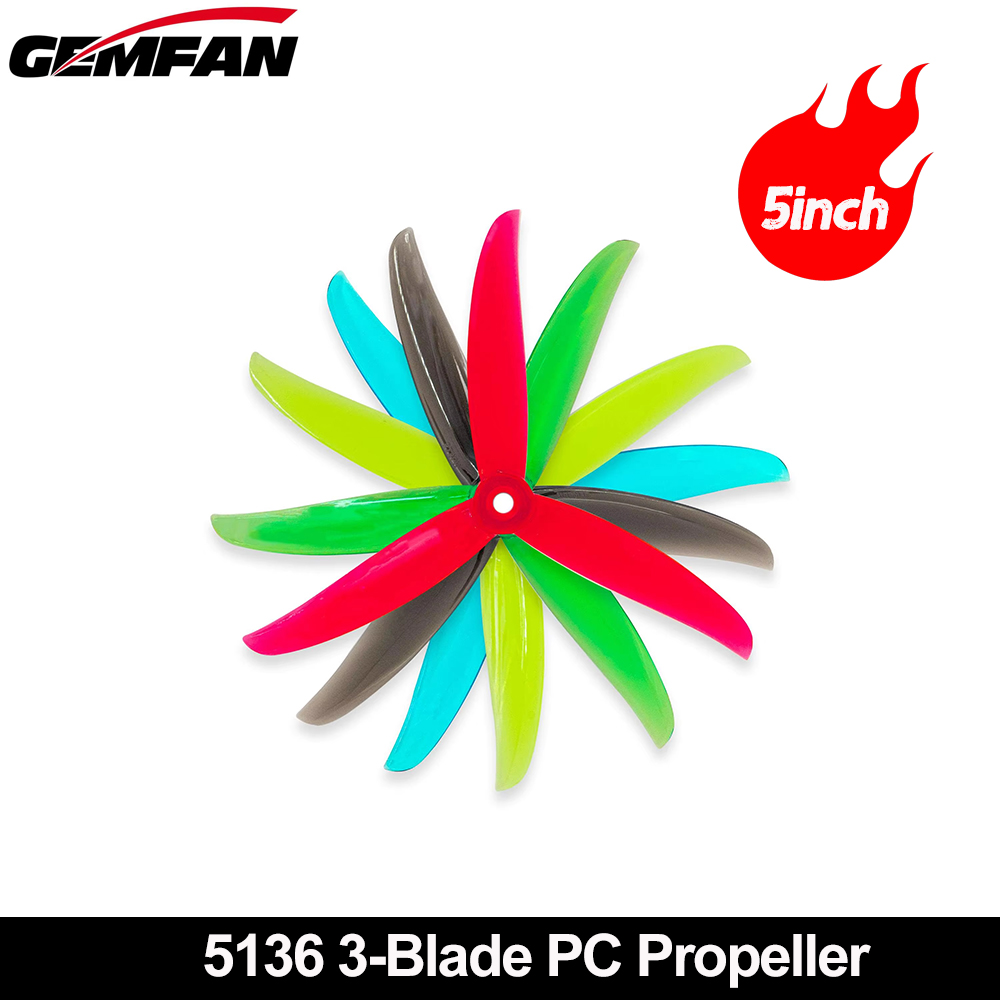 Gemfan VANOVER 5136 3-Blatt-PC – 5 Inch Propeller Bewertung und Preis