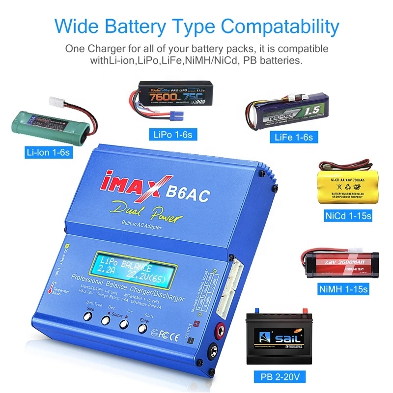 IMAX B6AC RC Ladegerät 80W 6A  – Balance Charger Rc Bewertung und Preis