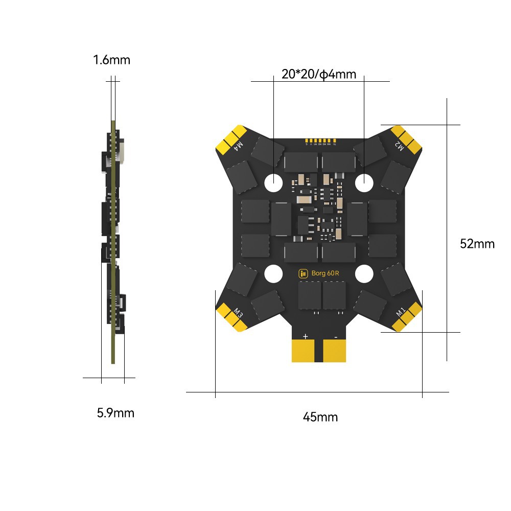 iFlight Borg Mini H7 (ICM42688 – Drone Esc Bewertung und Preis