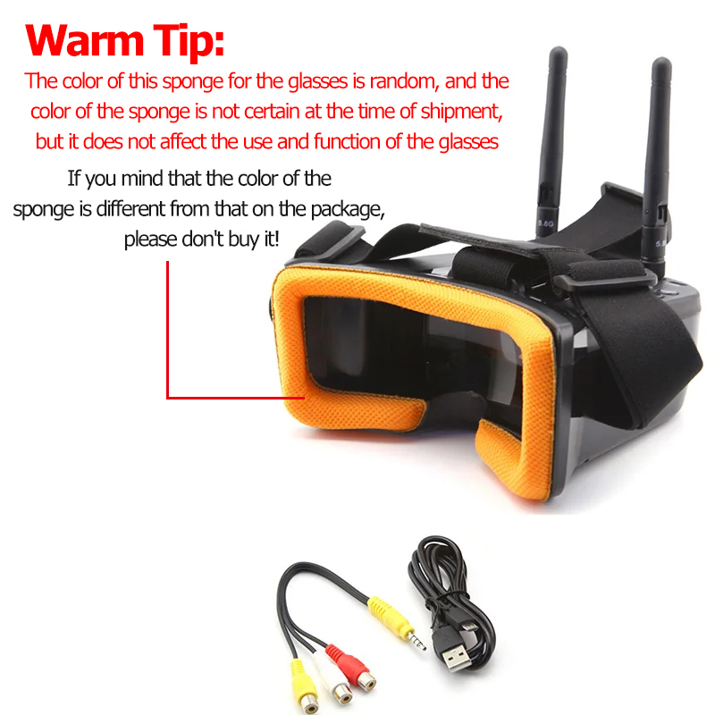 VR009 FPV-Videobrille, 3 Zoll, – Fpv Goggles Bewertung und Preis